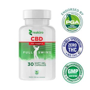 Enhance your golf performance and accelerate recovery with CBD Golf Pro Sports